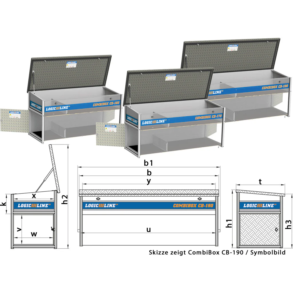 CombiBox ohne Standfüße