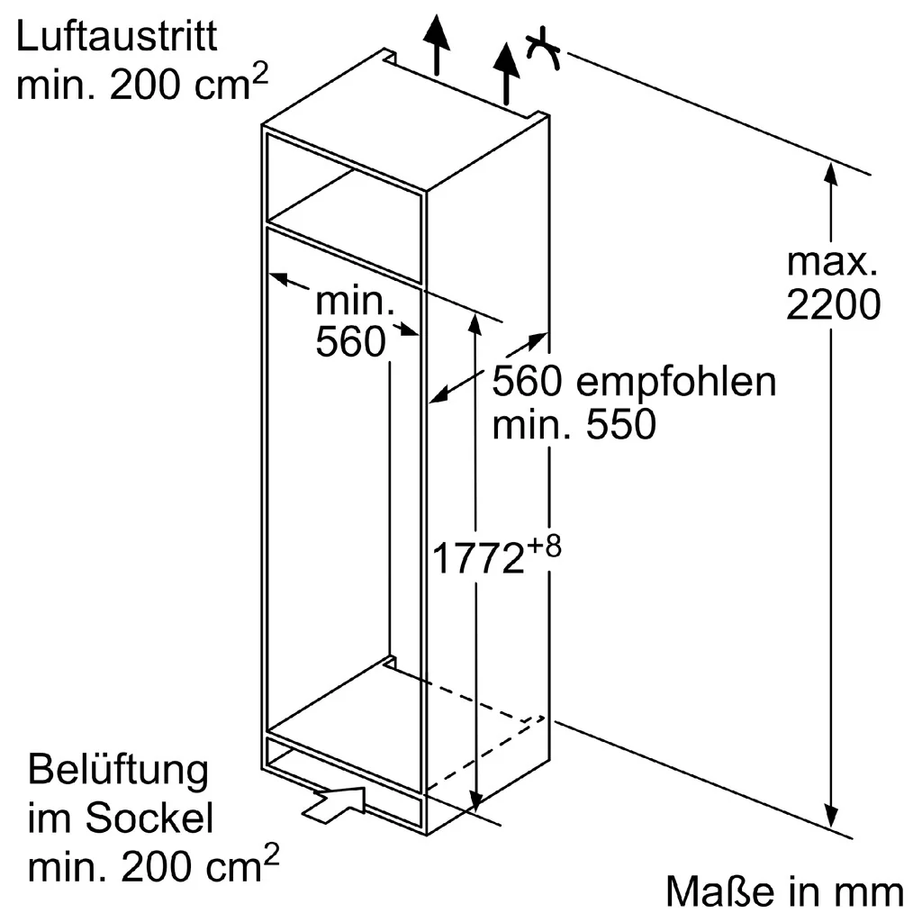 Einbau-Kühlschrank ohne Gefrierfach iQ500 KI81RADD0 - Image 12