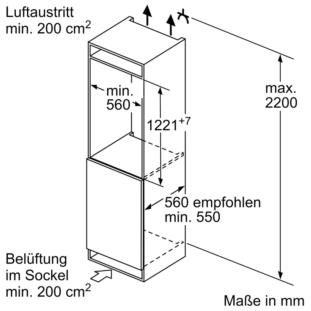 Einbau-Kühlschrank ohne Gefrierfach iQ100 KI41R2FE1 - Image 6