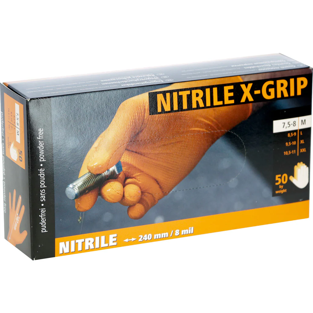 Einmalhandschuh Nitrile X-Grip orange - Image 4