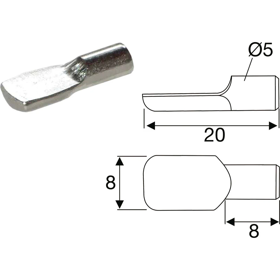 Löffelbodenträger Servo 5