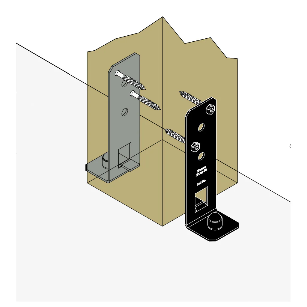 Pfostenhalter PPG schwarz - Image 2