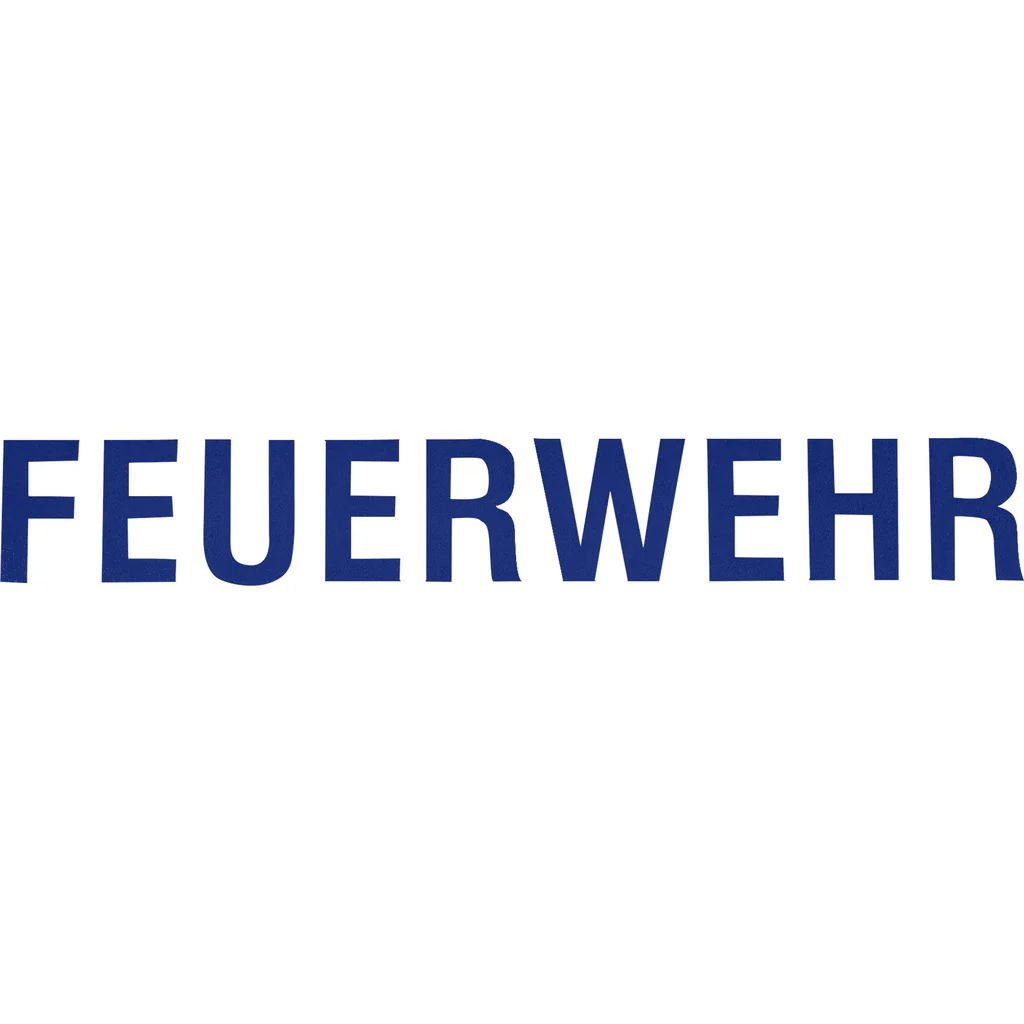 Schriftzug "FEUERWEHR" für HEROS Titan Feuerwehrhelme - Image 5