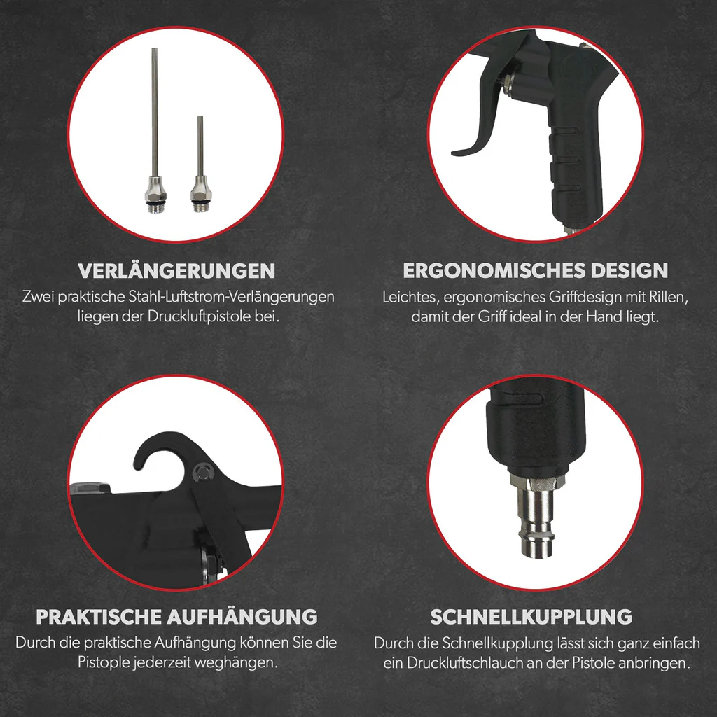 Siwitec Druckluftpistole mit Verlängerung - Image 4
