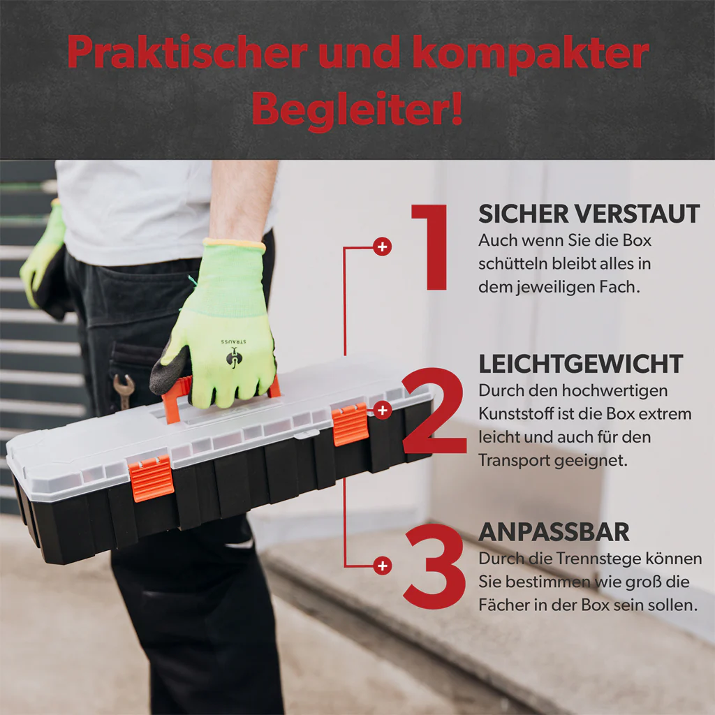 Siwitec Sortimentsbox / 8 Fächer und 7 Trennstege - Image 5