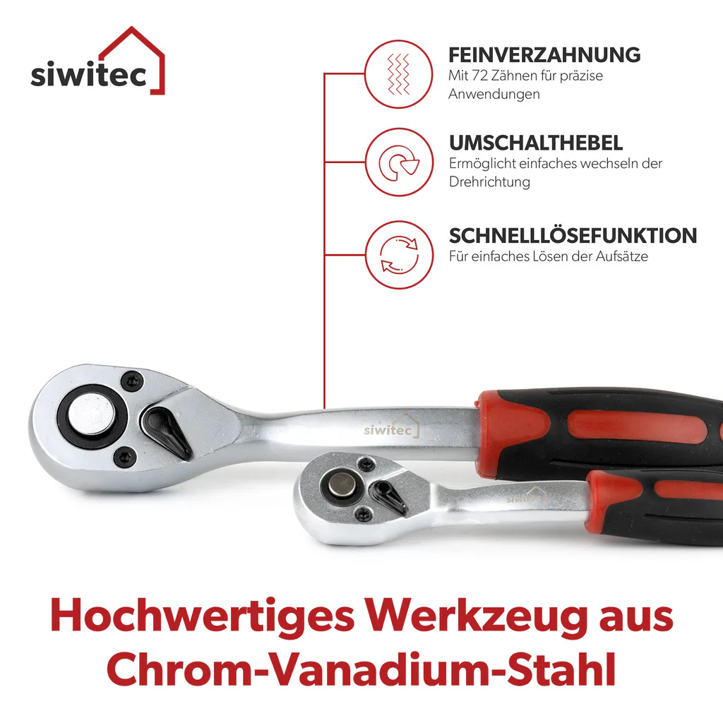 Siwitec Steckschlüssel-Satz / 65-teilig - Image 5