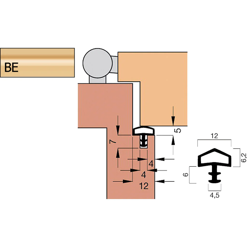 Türdichtung V 1004 Kurzbund - Image 3