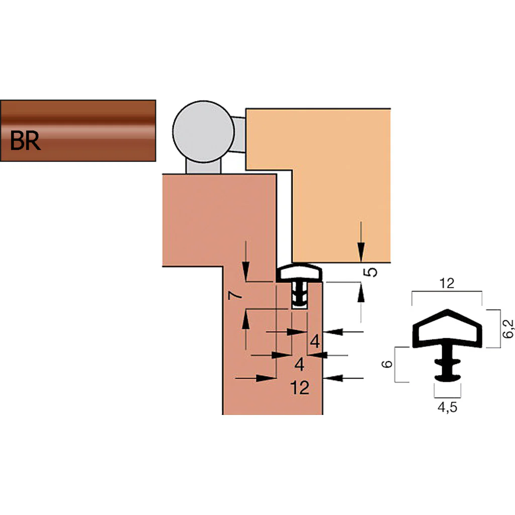 Türdichtung V 1004 Kurzbund - Image 4