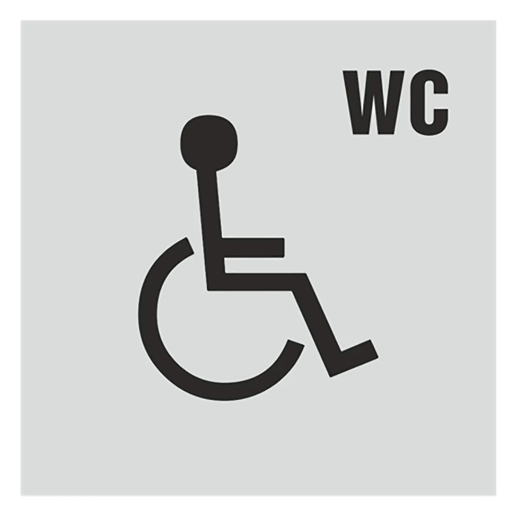 Türschild - Behinderten WC