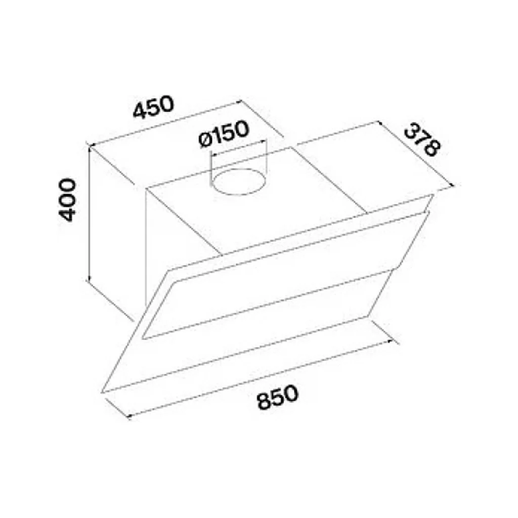 Wandhaube VERSO 85 - Image 3